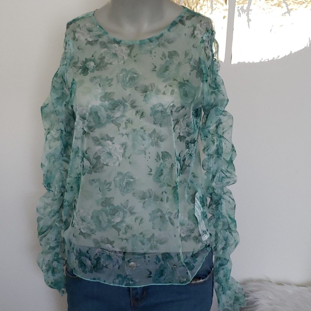 Zara Silhouette Floral LS